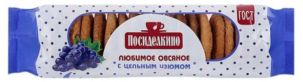 

Печенье овсяное «Посиделкино» с изюмом, 310 г