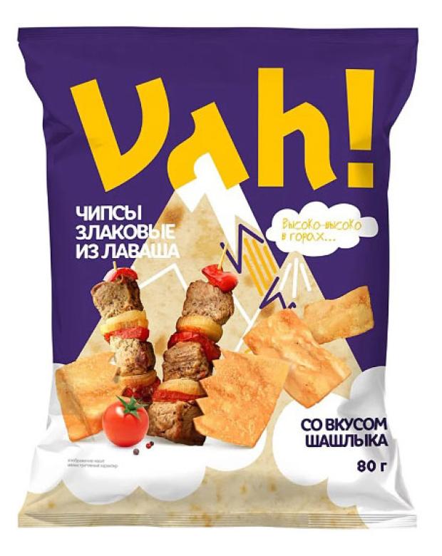 

Чипсы из лаваша VAH со вкусом шашлыка, 80 г