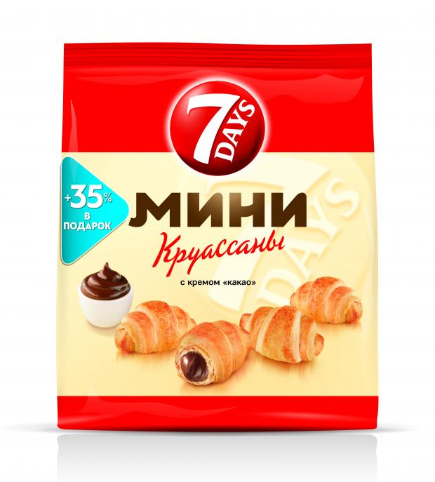 

Мини круассаны 7Days с кремом какао, 300 г