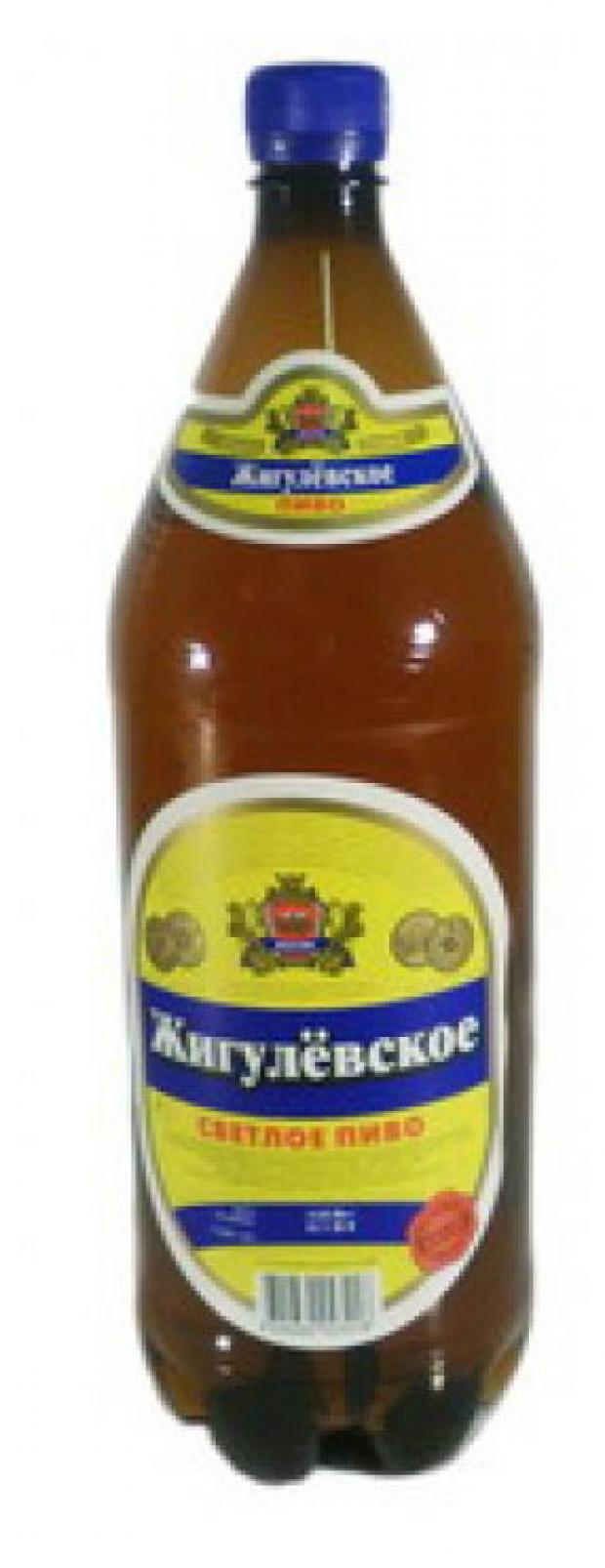 Пиво Моршанское Жигулевское светлое фильтрованное 4%, 1,5 л