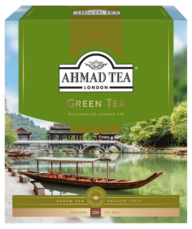 Чай зеленый Ahmad Tea, 100x2 г