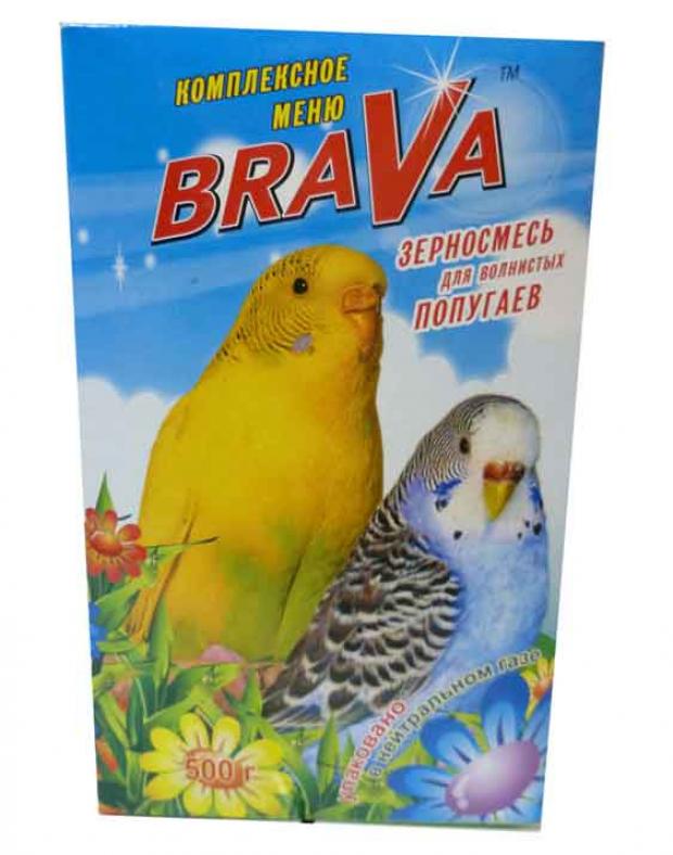

Корм для попугаев Brava зерносмесь для волнистых видов, 500 г