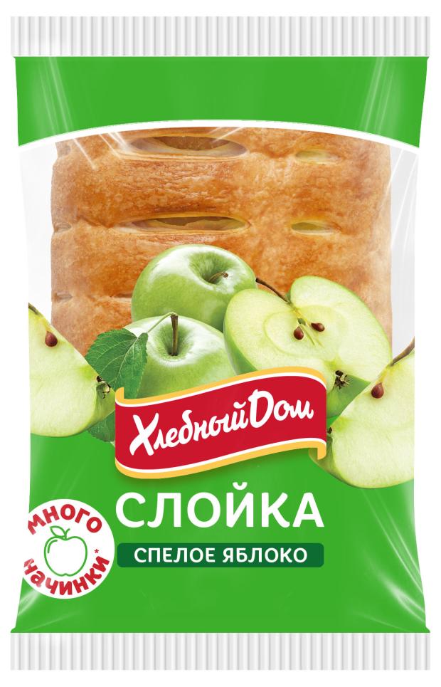 Слойка Хлебный Дом спелое яблоко 55 г 24₽