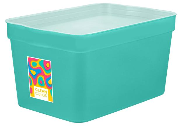

Ящик для хранения Keeplex Clean Color, 21,1х14,1х11 см, 2,3 л