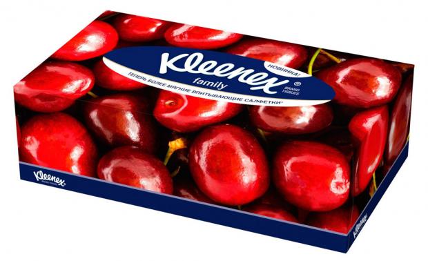 Салфетки бумажные Kleenex Family в коробке, 150 шт kleenex family 150 шт