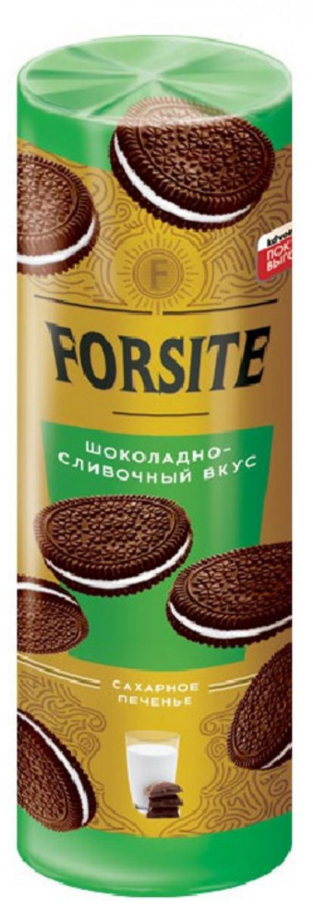 Печенье сахарное Forsite с шоколадно-сливочным вкусом, 208 г печенье далматово сахарное майский блюз 280 г