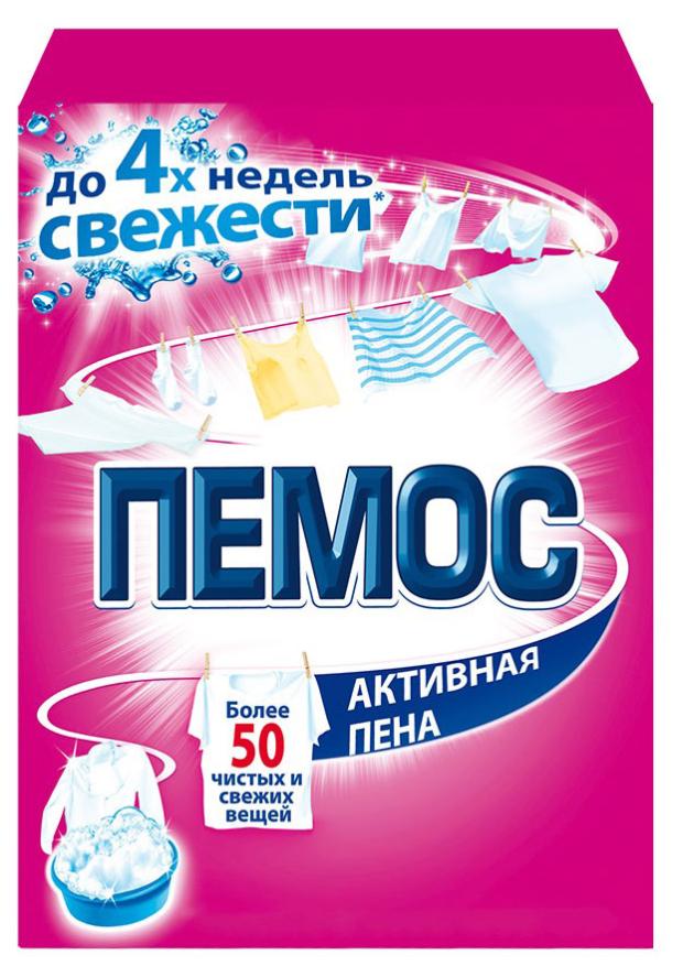 

Стиральный порошок Пемос Активная пена для ручной стирки, 350 г
