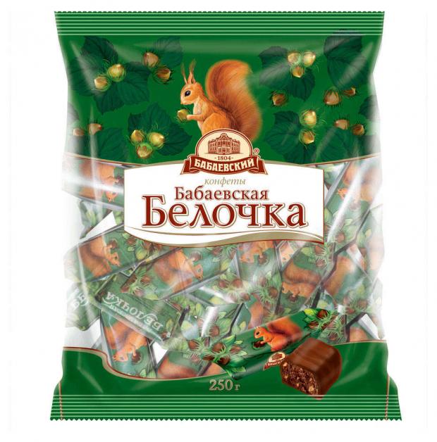 Конфеты Бабаевский Белочка, 200 г конфеты бабаевский морские вес