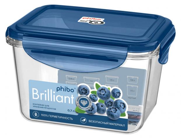 

Контейнер герметичный Phibo Brilliant, 700 мл