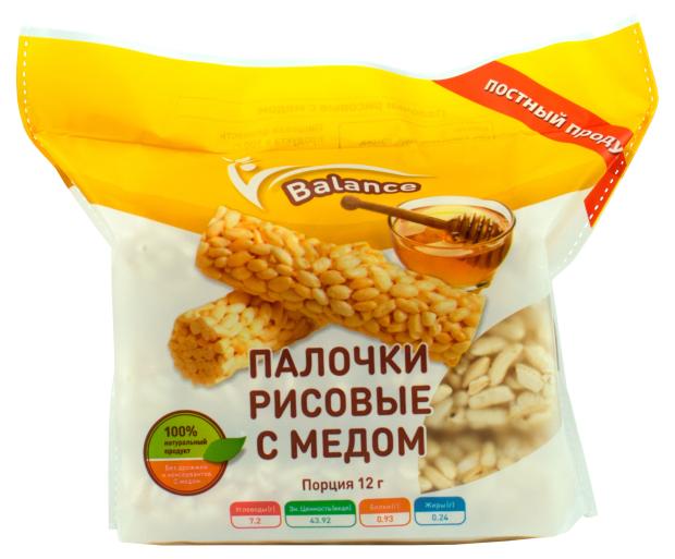 Палочки рисовые Lope-Lope с медом постные 70 г 82₽