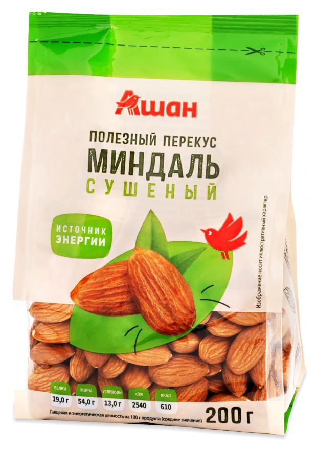 

Миндаль АШАН сушеный, 200 г