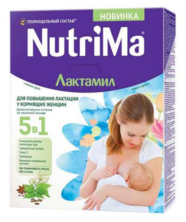 Напиток молочный NutriMa Лактамил для кормящих мам, 350 г