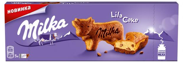 

Пирожное бисквитное Milka Lila Cake двухслойное, 140 г