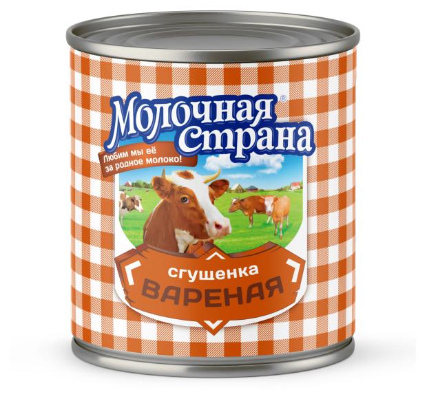 Продукт сгущенный Молочная Страна молокосодержащий вареная ЗМЖ, 380 г