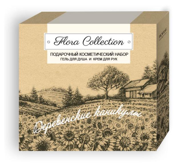 Напор подарочный Flora Collection Крем для рук питательный 75 мл + Гель для душа 200 мл