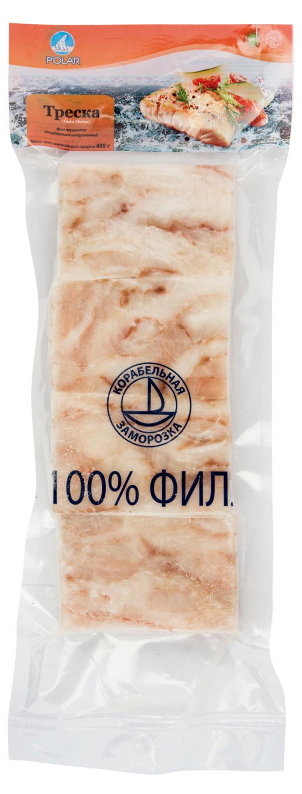 

Филе трески POLAR порционное, 400 г