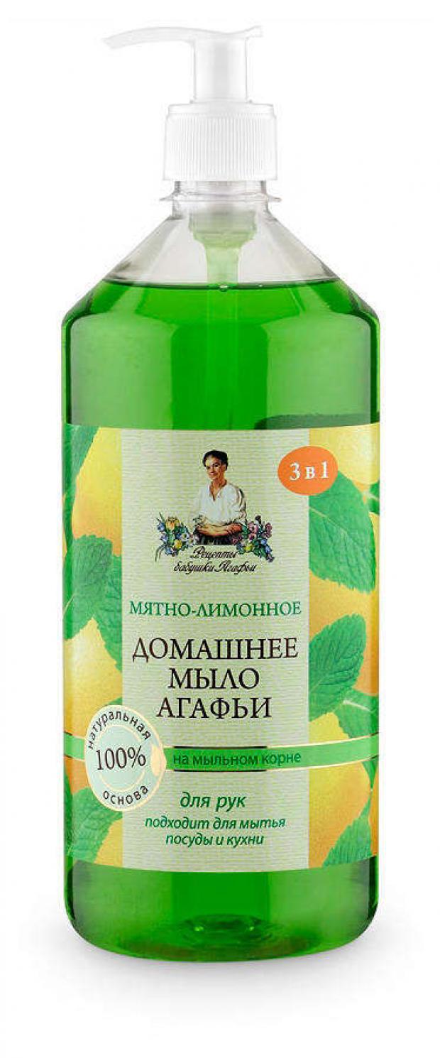 

Мыло жидкое «Рецепты бабушки Агафьи» Мятно-лимонное, 1 л