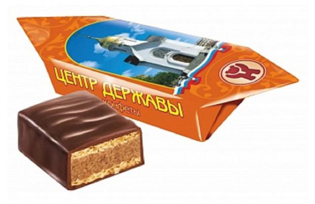 Конфеты вафельные Новосибирская Шоколадная Фабрика Центр державы, вес
