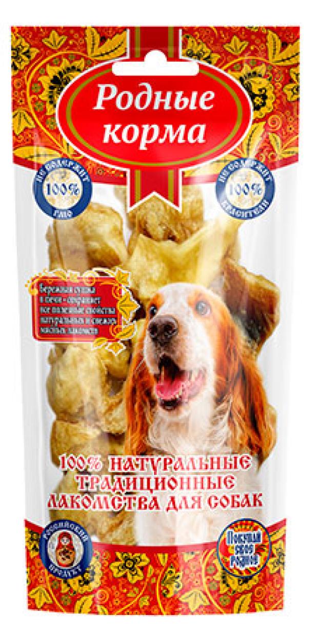 

Лакомство для собак Родные корма хрустики говяжьи, 80 г
