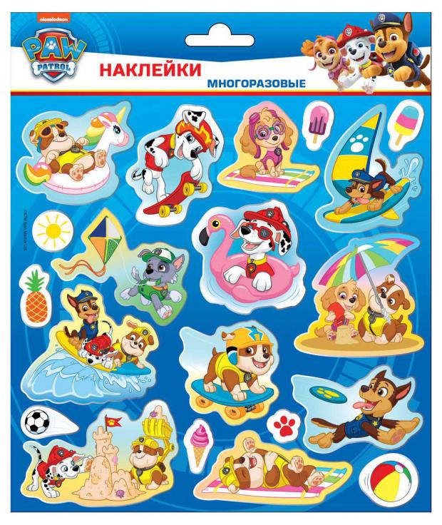 

Наклейки ЭВА Щенячий Патруль Пляж