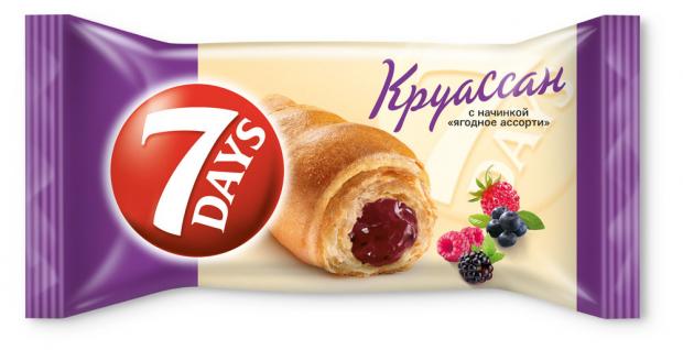 Круассан 7Days ягодное ассорти, 65 г