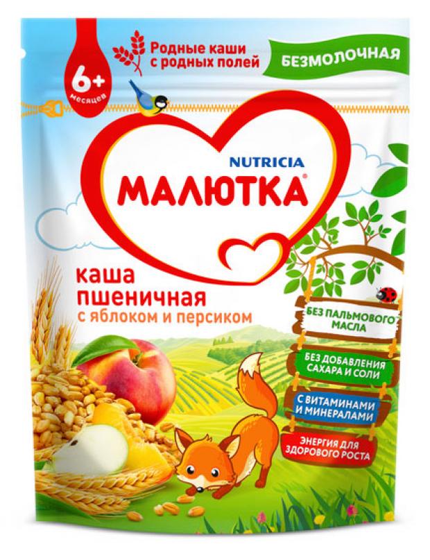 

Каша безмолочная «Малютка» Пшеничная яблоко-персик с 6 мес., 200 г