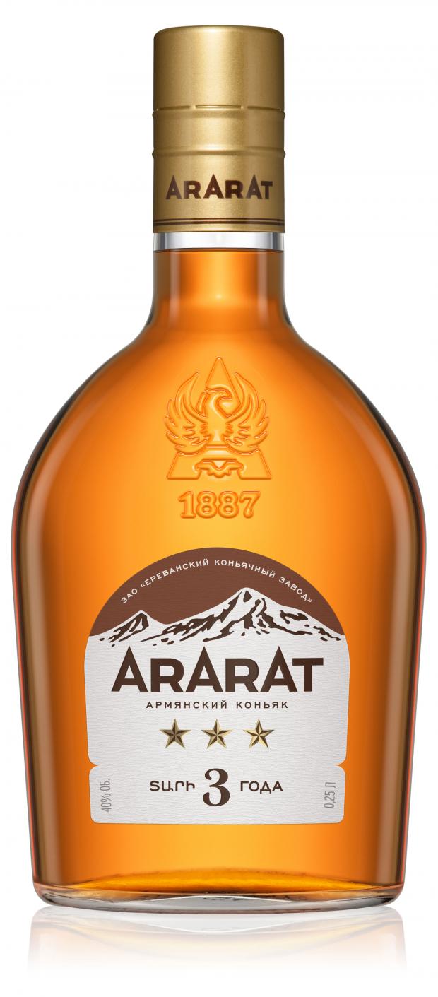 Коньяк ARARAT 3 звезды Армения, 0,25 л