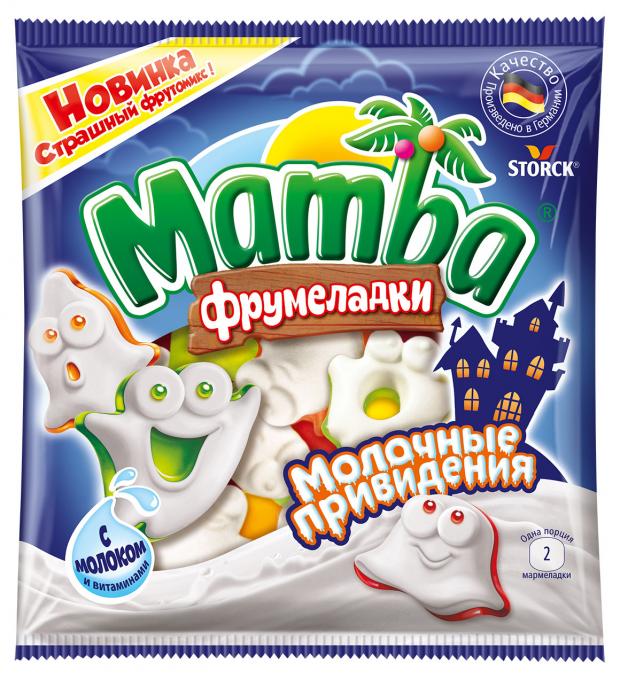 Мармелад жевательный Mamba Молочные Привидения, 90 г цена и фото