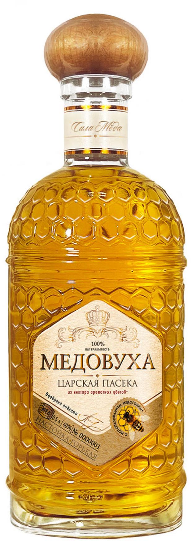 

Настойка Царская Пасека медовуха Россия, 0,5 л