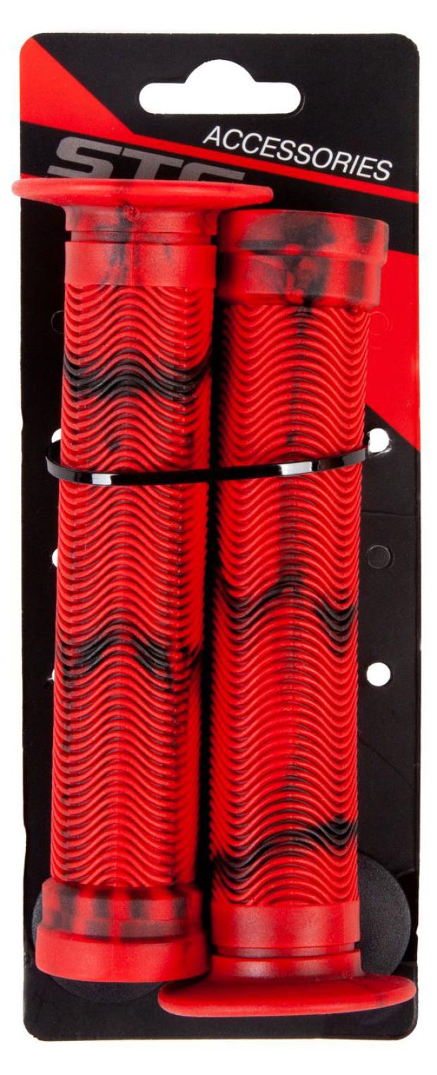 Фото Грипсы STG 150 черно красные x103238