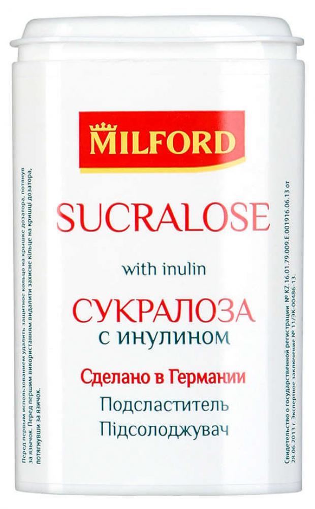 

Подсластитель MILFORD Сукралоза с инулином, 370 шт