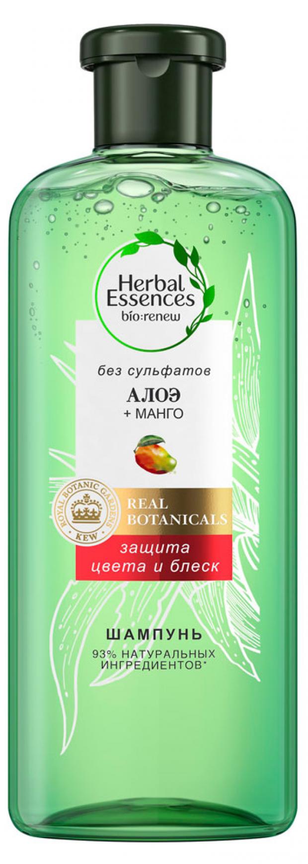 Шампунь для волос Herbal Essences с питательным алоэ и манго, 420 мл