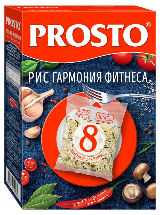 Смесь риса PROSTO Гармония фитнеса в пакетиках для варки 8 порций, 500 г