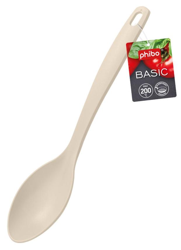 

Ложка поварская Phibo Basic бежевая, 28 см