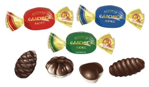 

Конфеты Славянка Люкс ассорти, вес