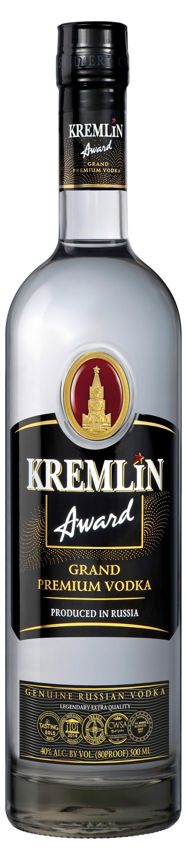 Водка Kremlin Award Grand Premium Россия, 0,5 л