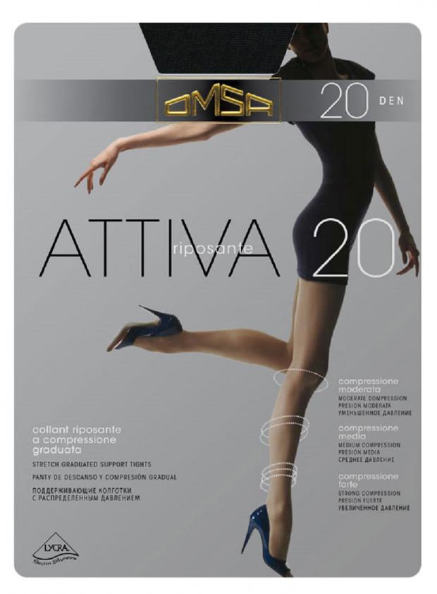 

Колготки OMSA Attiva 20 nero, размер 5