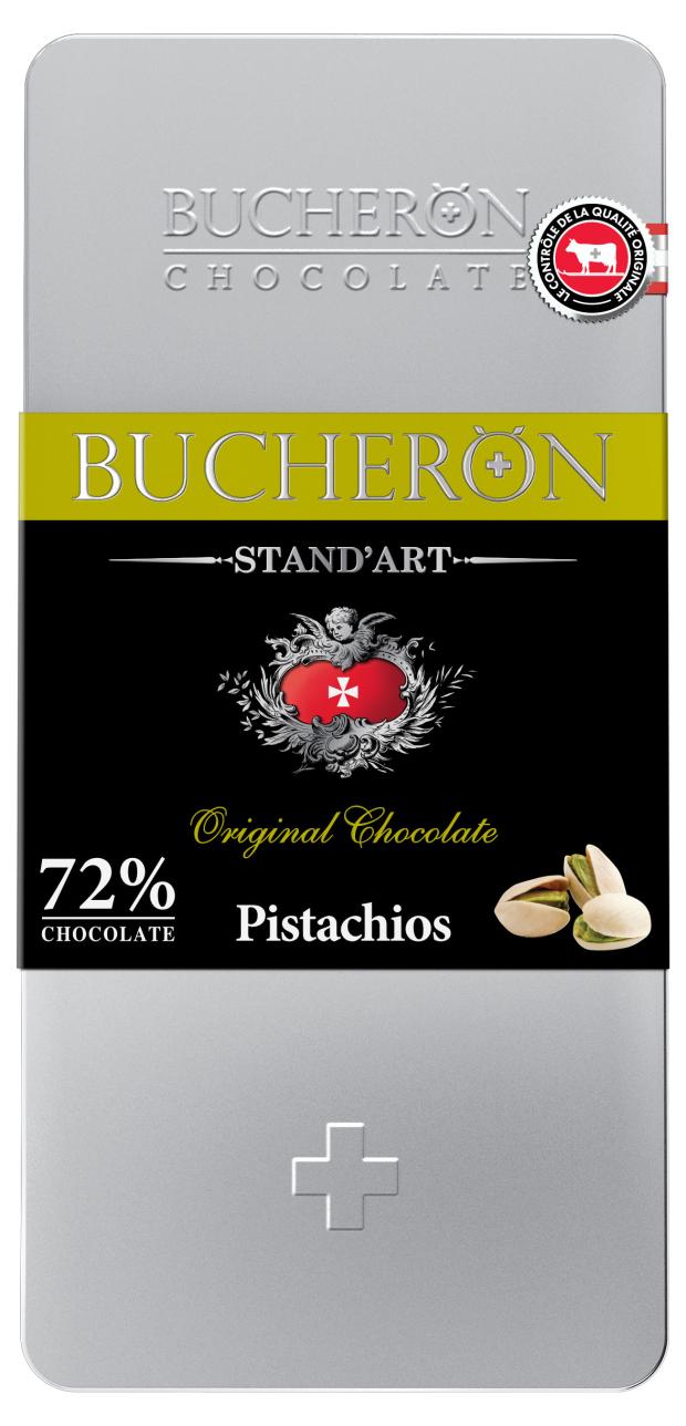 

Шоколад горький BUCHERON с фисташками, 100 г