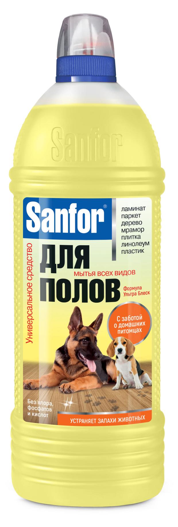 

Средство для мытья полов Sanfor ультра блеск, 1000 г