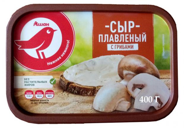 

Сыр плавленый АШАН с грибами 50%, 400 г