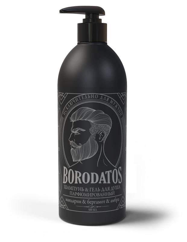 

Шампунь-гель для душа мужской Borodatos Парфюмированный, 500 мл