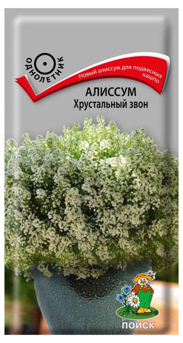 Семена Алиссум Поиск Хрустальный звон, 0,3 г ваза хрустальный звон рапсодия 22см стекло микс дизайна