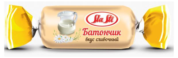 Конфеты Sla Sti Батончик со сливочным вкусом, вес