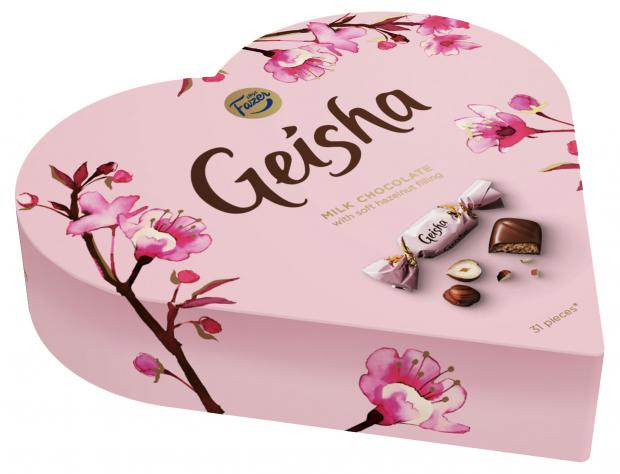 

Конфеты Fazer GEISHA из молочного шоколада с начинкой из тертого ореха, 225 г
