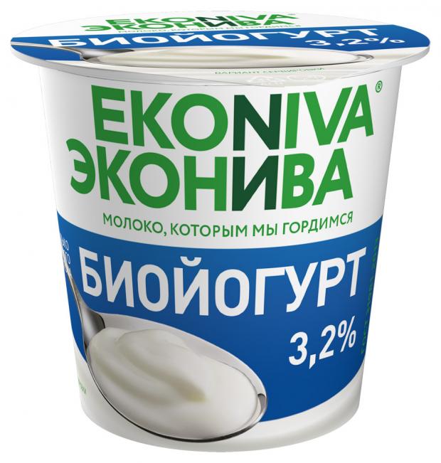 

Биойогурт EkoNiva натуральный 3,2%, 125 г