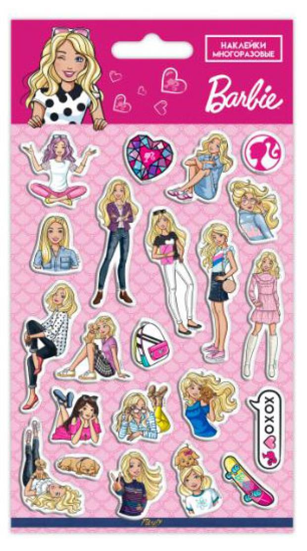 

Наклейки Barbie объемные