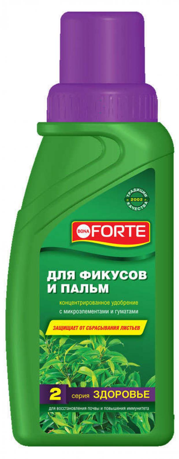 

Удобрение для фикусов и пальм Bona Forte, 285 мл