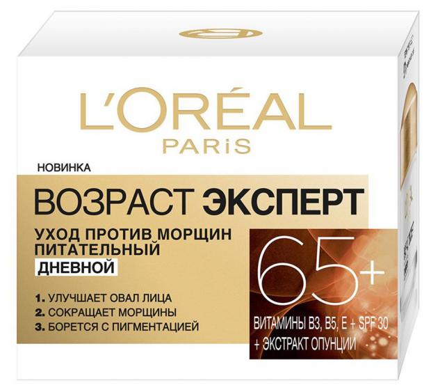 Крем для лица дневной LOreal Paris Возраст Эксперт 65+ SPF20, 50 мл