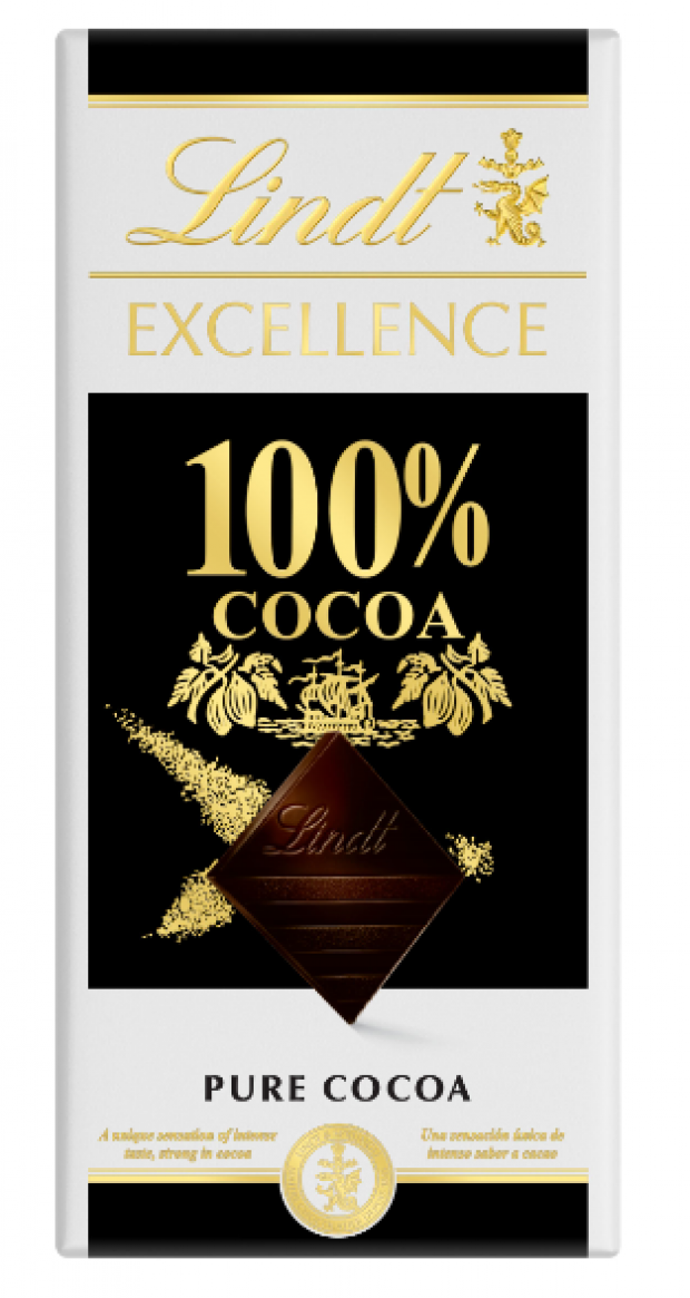 

Шоколад Lindt Excellence 100% какао, 50 г