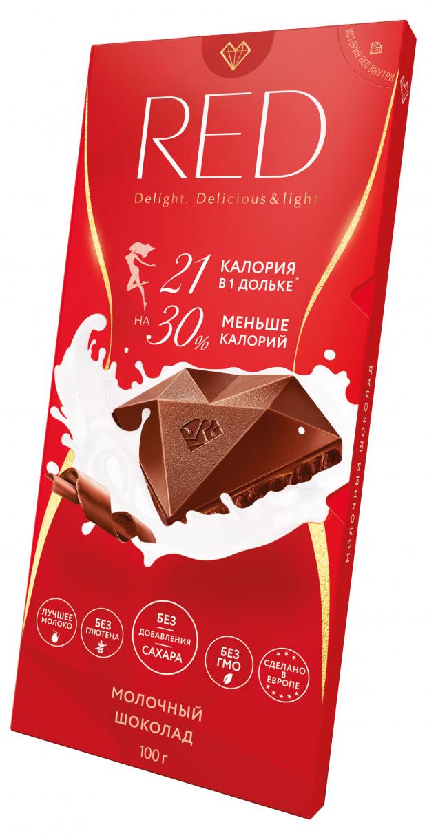 

Шоколад RED молочный классический без сахара, 100 г